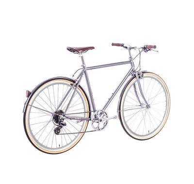 6KU Euclid Mens 8 Speed Hybrid Bike
