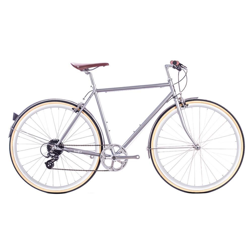 6KU Euclid Mens 8 Speed Hybrid Bike