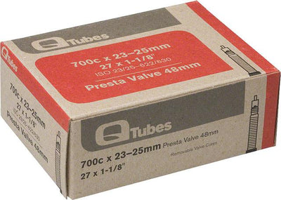 6KU Bikes Q-Tubes Presta Valve Inner Tube 700c x 18-23mm / 48mm Presta Valve - 6