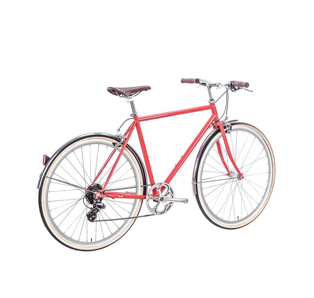 6KU Euclid Mens 8 Speed Hybrid Bike