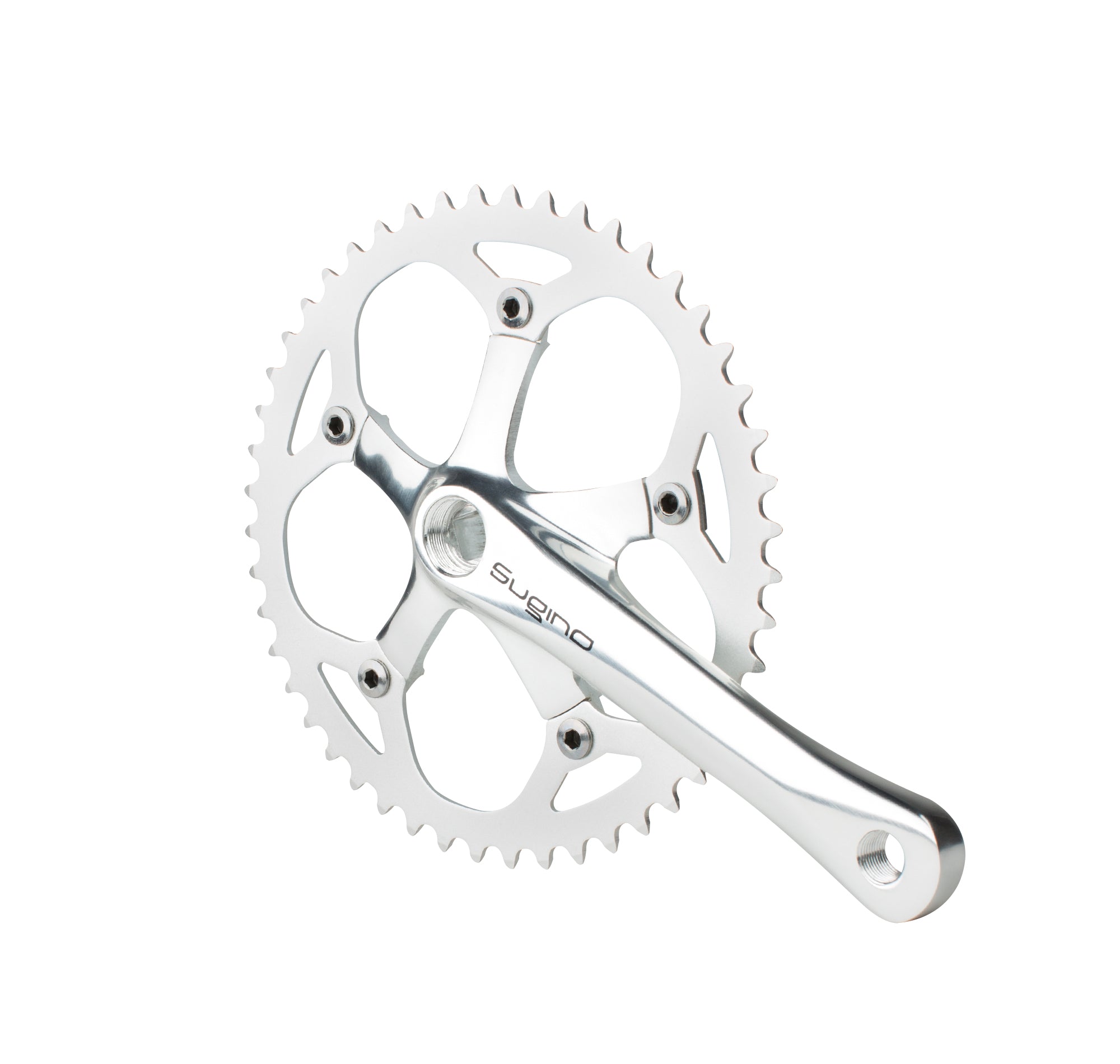 Sugino RD48 Crankset, 165L 48T Silver